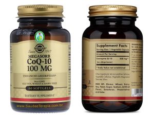 Coenzima Q10 (ubiquinona) 100 mg, 60 softgels