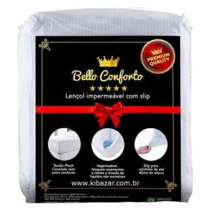 Lençol Impermeável Com Slip, Queen, 1,60 x 2,00 – Fibrasca