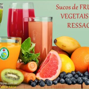 Suco de FRUTAS e VEGETAIS Para Tratamento da RESSACA